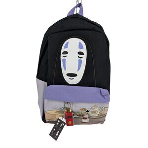 Spirited Away Backpack Studio Ghibli No Face Food Tech Sleeve Y2K Anime Harajuku